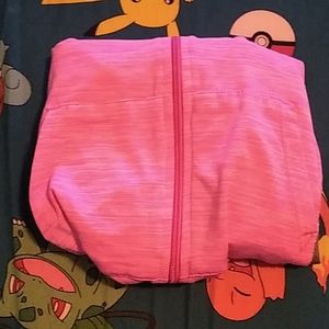 Hot pink zip up hoodie